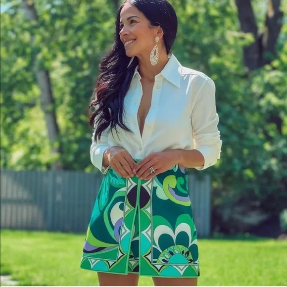 NWT ZARA PRINTED SKIRT
